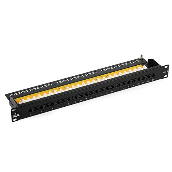 Patchpanel UTP CAT6 24 portov
