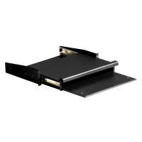 Polica pre klávesnicu a monitor 19'' 2U/350mm -  čierna