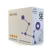 Inštalačný kábel Solarix CAT5e UTP LSOH drôt 305m/box