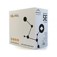Vonkajší inštalačný kábel Solarix CAT5e UTP drôt PE 305m/box