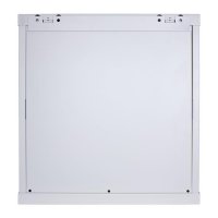 Racková skriňa 19'' 12U (600x600mm - závesná - šedá - presklené dvere)