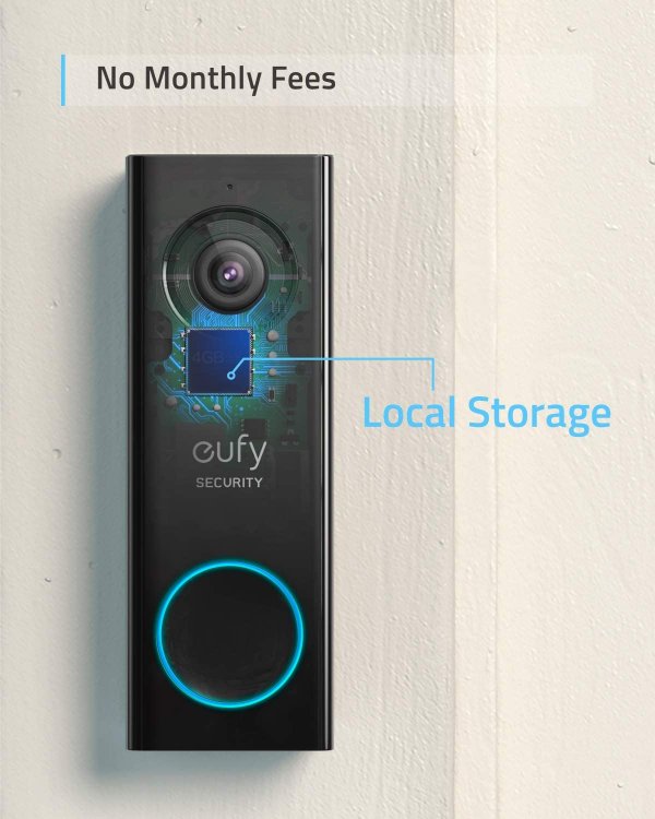 Eufy Security Wi-Fi video-zvonček (káblové napájanie)