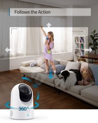 Eufy Security Indoor Cam 2K Pan & Tilt White