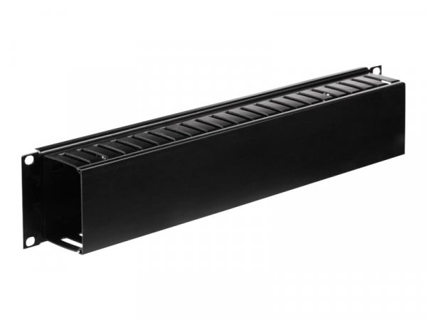 HORIZONTÁLNY KÁBLOVÝ ORGANIZÉR 19"/2U (BLACK)