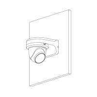 Dahua IPC-HDW3541EM-S-0280B-S2-BLACK 5 Mpx dome IP kamera