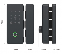 Smart Lock pre sklenené dvere