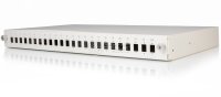 Patchpanel 1U, 19", výsuvný, 24x SC simplex, biely (2x kazeta 1/12)