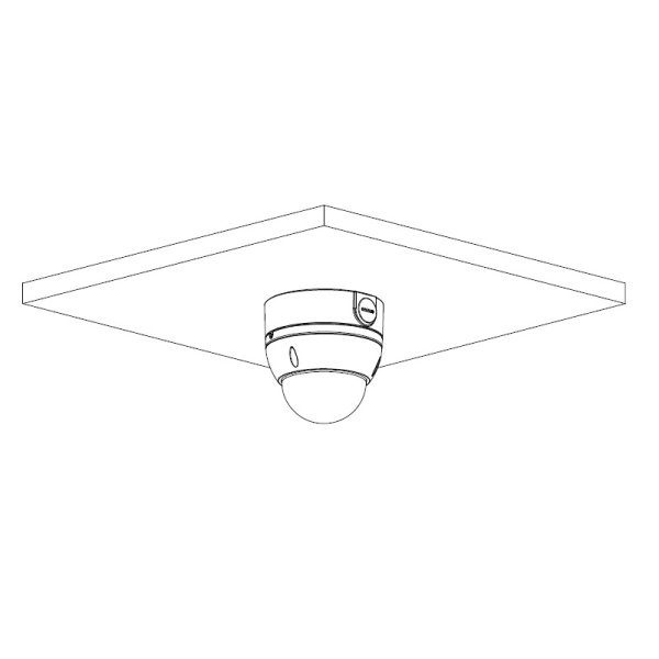 Dahua IPC-HDBW2441E-S-0280B 4 Mpx dome IP kamera
