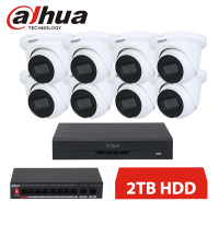 DAHUA IP 8 KAMEROVÝ SET 4MPX DOME 2TB