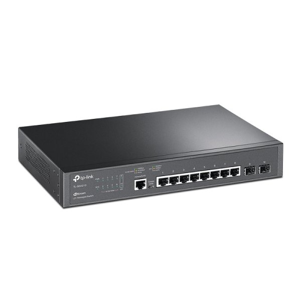 IP8 SWITCH GBIT 2SFP 8portový switch