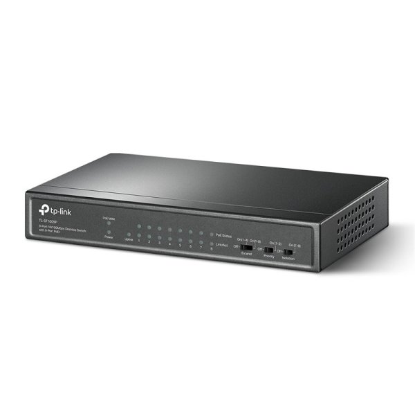 TP-Link TL-SF1009P 8portový PoE switch