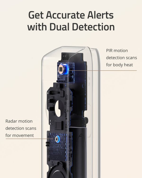 Anker Eufy Video Doorbell Dual (2K, Battery-Powered) add on Doorbell