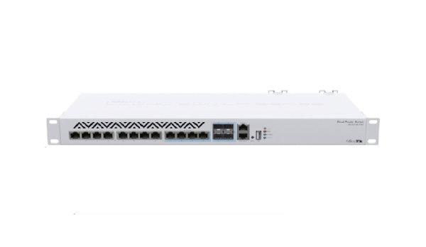 MikroTik Cloud Router Switch CRS312-4C+8XG-RM, 650MHz CPU, 64MB, 1xGLAN, 8x10G, 4x10G Combo, slot, vrátane. L5