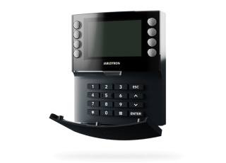JA-115E-AN Zbernicový prístupový modul štvorsegmentový s displejom, klávesnicou a RFID čítačkou - antracitový