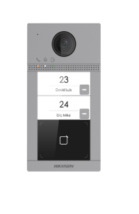 DS-KV8213-WME1(C)/Flush/Europe BV - zápustná dverná jednotka (2 tlačidlá, kovová)