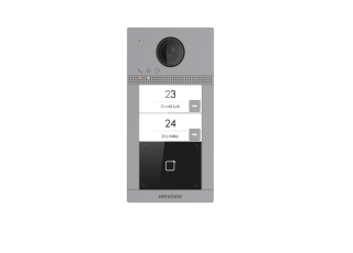 DS-KV8213-WME1(C)/Flush/Europe BV - zápustná dverná jednotka (2 tlačidlá, kovová)