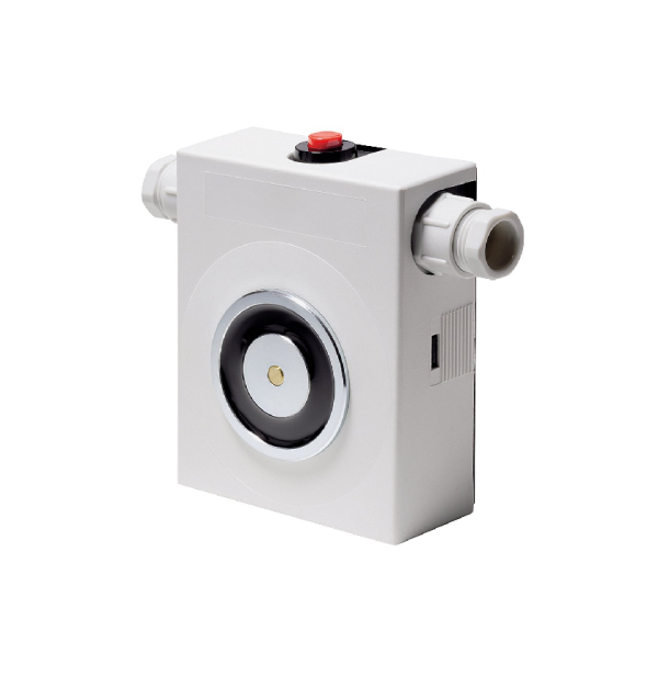 VdS prídržný magnet 49kg, univerzálny s tlačidlom, bez kotvy