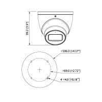 Dahua IPC-HDW2249TM-S-IL-0280B 2 Mpx dome IP kamera
