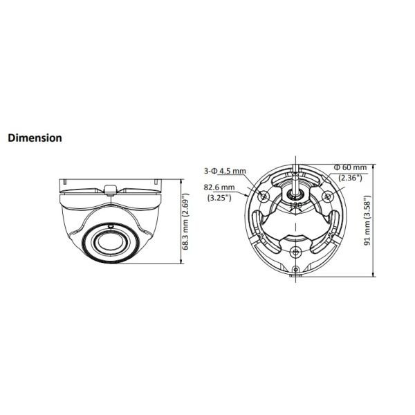Hikvision DS-2CE56D8T-ITME(2.8mm)