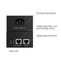 TP-Link POE380S PoE++ injektor (2x10GbE, 802.3af/at/bt, 90W)