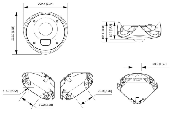 Dahua IPC-HCBW8442-0250B