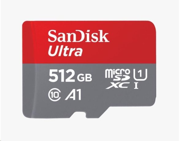 SanDisk MicroSDXC karta 512GB Ultra (150 MB/s, A1 Class 10 UHS-I)