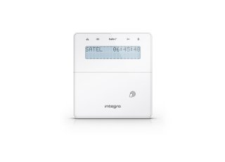 Satel INT-KLFR-W LCD klávesnica s dvierkami a RFID