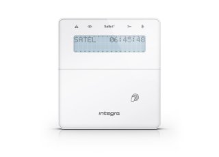 Satel INT-KWRL2-W bezdrôtová LCD klávesnica s RFID