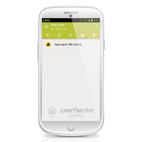Satel PERFECTA CONTROL mobilné aplikácie pre ovládanie systému PERFECTA