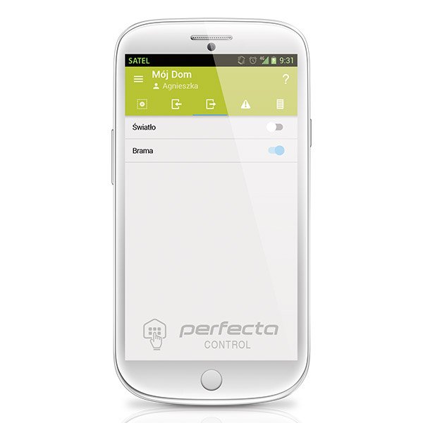 Satel PERFECTA CONTROL mobilné aplikácie pre ovládanie systému PERFECTA