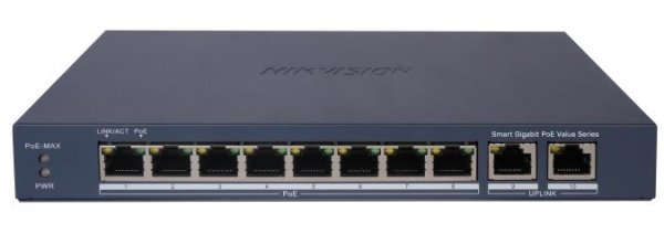 HIKVISION DS-3E1510P-EI/M(B) - Smart Gigabit PoE switch