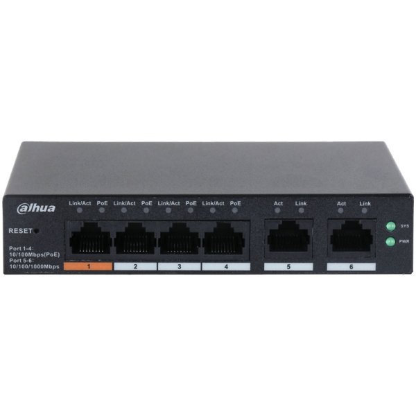 Dahua UFS5006-4ET-60 6portový PoE switch
