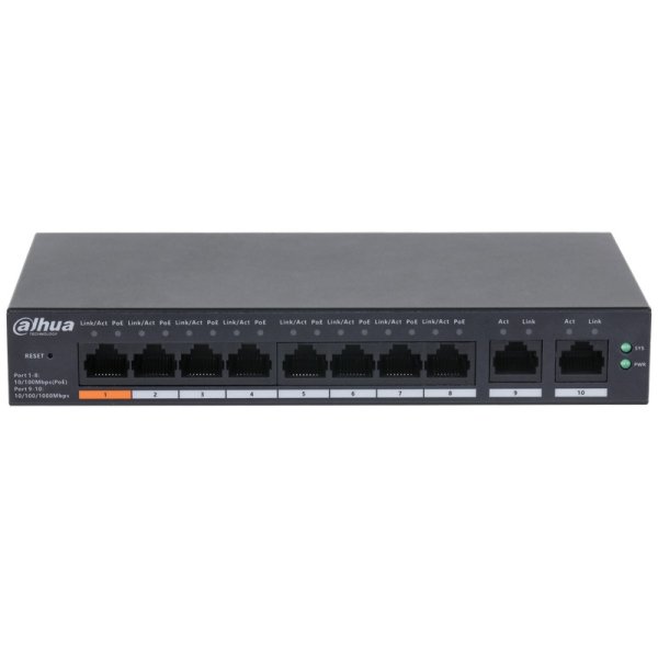 Dahua UFS5010-8ET-60 10portový PoE switch