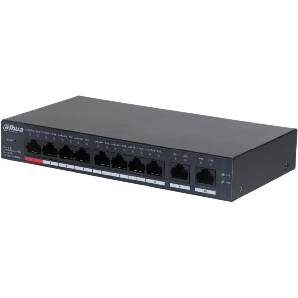 Dahua UFS5010-8ET-110 10portový PoE switch