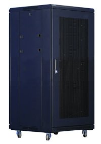 Racková skriňa 19'' 18U (800x1000mm - stojaca - čierna - perforované dvere)