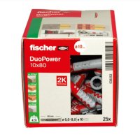 Fischer DUOPOWER hmoždinka 10x80 (25ks)
