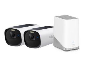 Vonkajšia kamera so solárnym nabíjaním Anker eufy E40 (sada 2 ks + jednotka HomeBase 3)