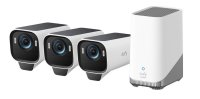 Vonkajšia kamera so solárnym nabíjaním Anker eufy S3 Pro (sada 3 ks + jednotka HomeBase 3)
