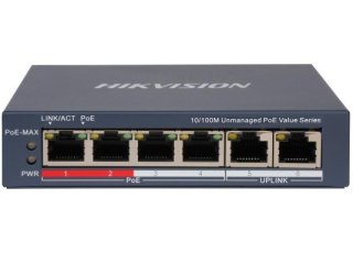 DS-3E0106P-E/M(B) - PoE switch