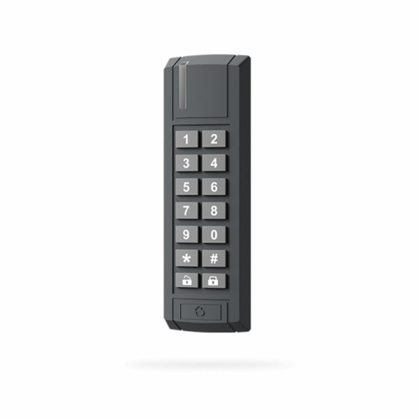 JA-123E-NFC - Zbernicová vonkajšia klávesnica s RFID čítačkou 13,56 MHz