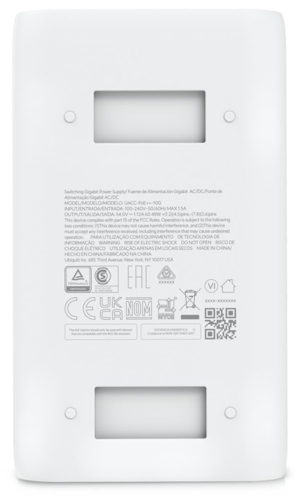Ubiquiti UniFi 10G PoE++ Adapter (60W)