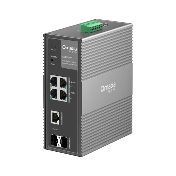 TP-Link TL-IES206GPP priemyselný manažovatelný switch