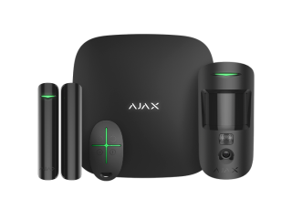 AJAX StarterKit Cam Plus Black Bezdrôtový set