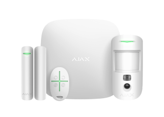 AJAX StarterKit Cam Plus White Bezdrôtový set