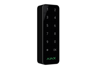 AJAX Superior Keypad Outdoor Fibra Black Drôtová klávesnica