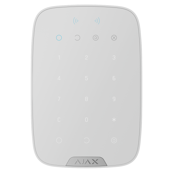 AJAX Superior Keypad Plus White Bezdrôtová dotyková klávesnica