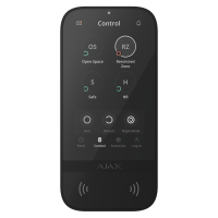 AJAX Superior KeyPad TouchScreen G3 Black Bezdrôtová dotyková klávesnica