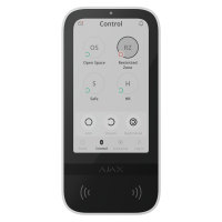 AJAX Superior KeyPad TouchScreen G3 White Bezdrôtová dotyková klávesnica