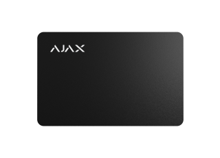 AJAX Pass 3pcs Black, Prístupová karta k čítačkám AJAX, balenie 3 ks, čierna
