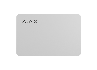 AJAX Pass 3pcs White, Prístupová karta k čítačkám AJAX, balenie 3 ks, biela